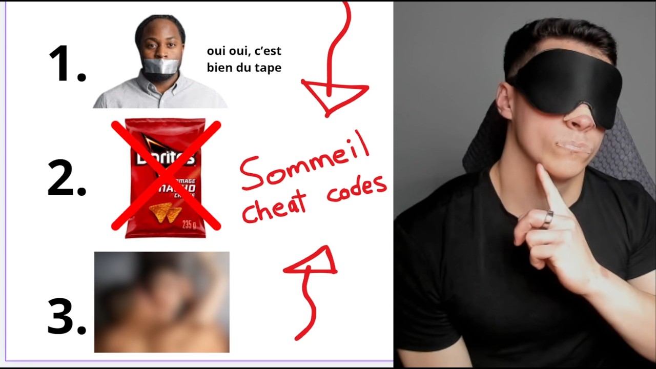 Je dors mieux que toi = écoute-moi, trust (j’ai les cheat codes du sommeil)