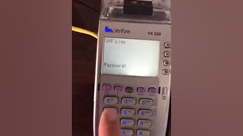 Offline manual Pos machine