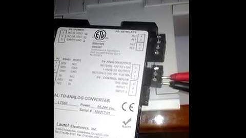 Laurel electronics Serial to analog converter