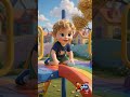 Cute Toddler Playground Adventure 🌈 Animation#trending#kidsanimation#animation#happy