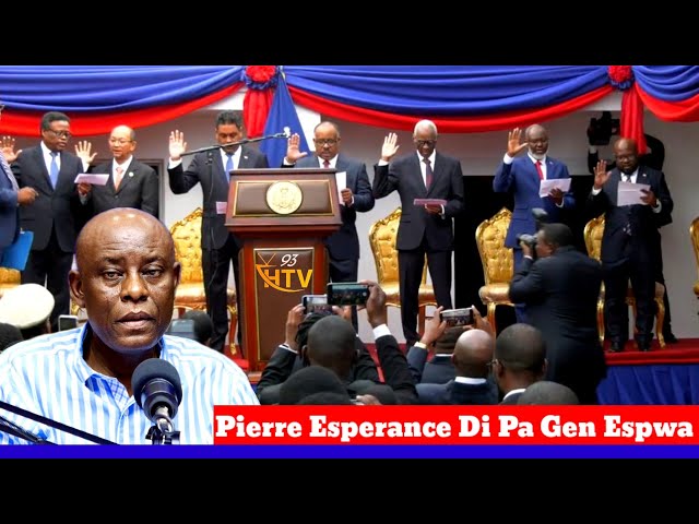 Pierre Esperance Fè Gwo Revelasyon Sou Konsèy La Epi Mande Revoke DG PNH La Prese Prese Pou Konplis class=