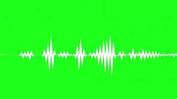 Audio Spectrum Visualizer Green Screen 4K 2019 | Green Screen Visualizer with white Sharp Line Bars