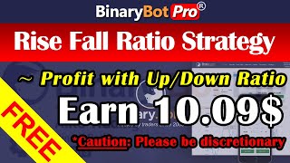 Binary Bot | Rise Fall Ratio Strategy | Free Download (2020)