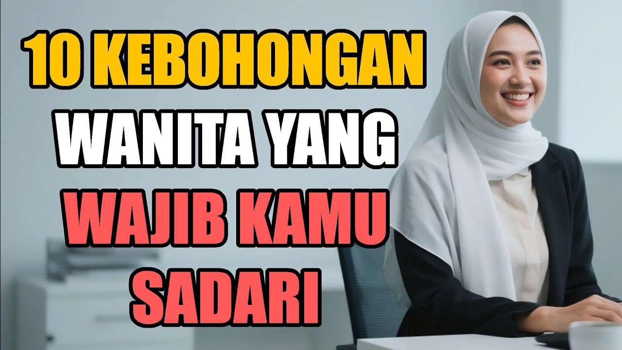 10 Kebohongan Wanita yang Wajib Kamu Pahami‼️