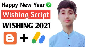 Happy New Year Wishing Script 2021 || Happy New Year 2021 Script For Blogger in hindi || Techno