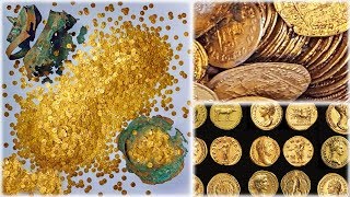 TREASURE OF GOLDEN COINS FOUND IN THE SEA! TREASURES SHOCKED! HOW TO EARN BY GOLD!