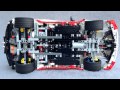 Lego technic Alfa Romeo Spider 4C sequential gearbox