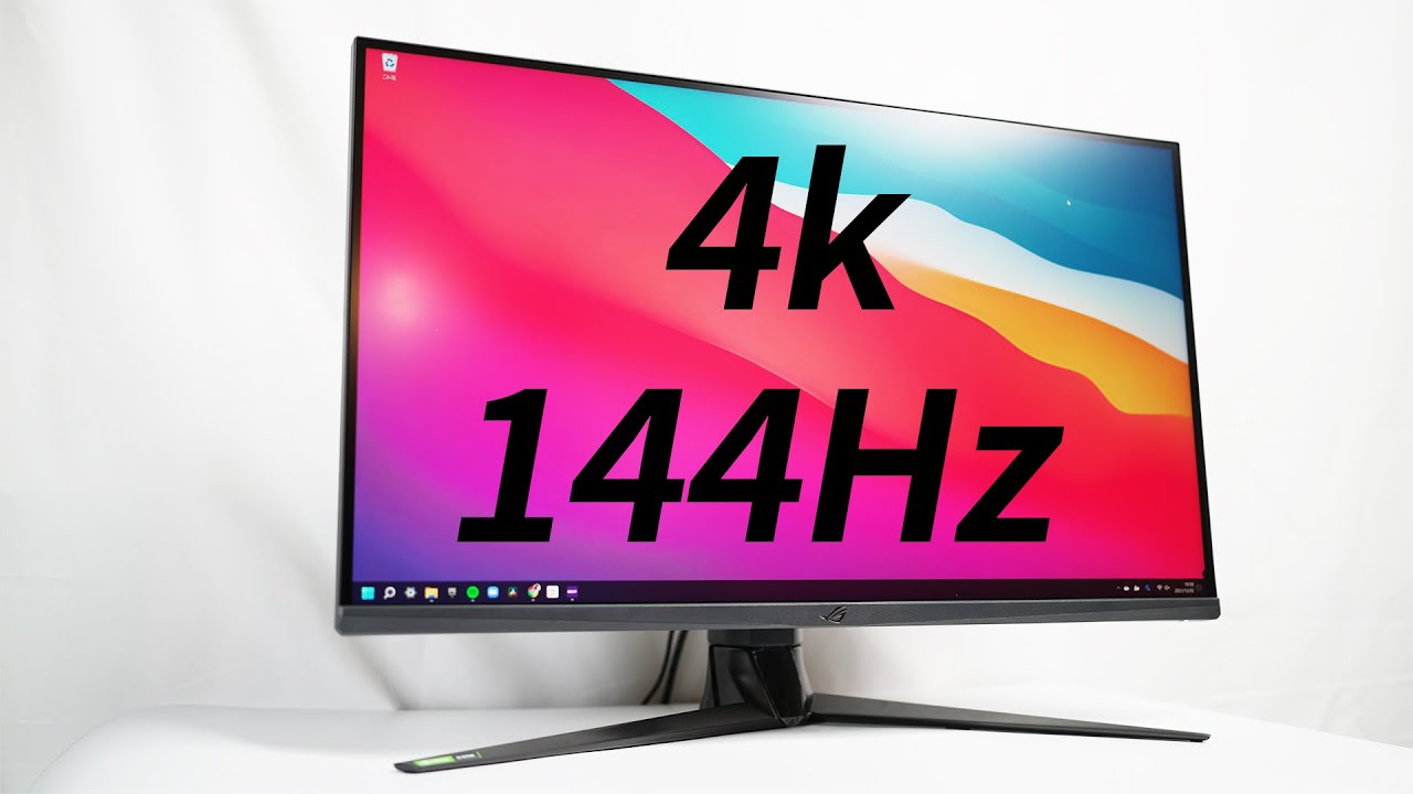 ASUS ゲーミングモニター PG32UQ 32インチ/4K/144Hz 4K／144Hzで色鮮やかな画面！ ASUSの32型「ROG Swift PG32UQ」は