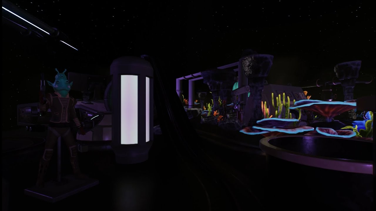 Planet Coaster 2 Space Raider: Alien Dark Ride You HAVE to See!