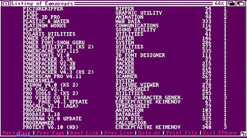 AMIGA MEMORIES LIST ELECTRON CLUB 1994