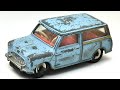 Dinky Toys restoration Morris Mini-Traveller No 197. Diecast car