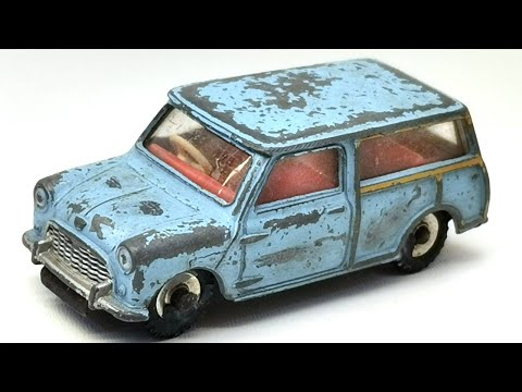 Dinky Toys Morris Mini-Traveller Nr. 197 atjaunošana. Lietie modeļi, automašīnas rotaļlietu modeļi