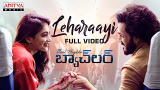 #Leharaayi Full Video | Most Eligible Bachelor | Akhil,Pooja Hegde |Gopi Sundar | Bommarillu Bhaskar