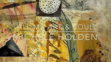 Mixed Media Art - Abstract Art Techniques - How to Create With Layers - Fun and Easy!