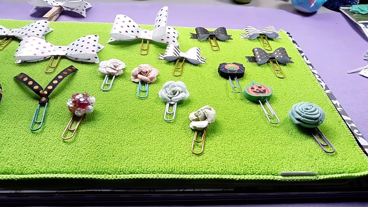 Embellished paperclips YouTube