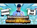 Les Types De Raisonnement Notion De Logique جميع أنواع التمارين 1ére Bac علوم رياضية و تجريبية 