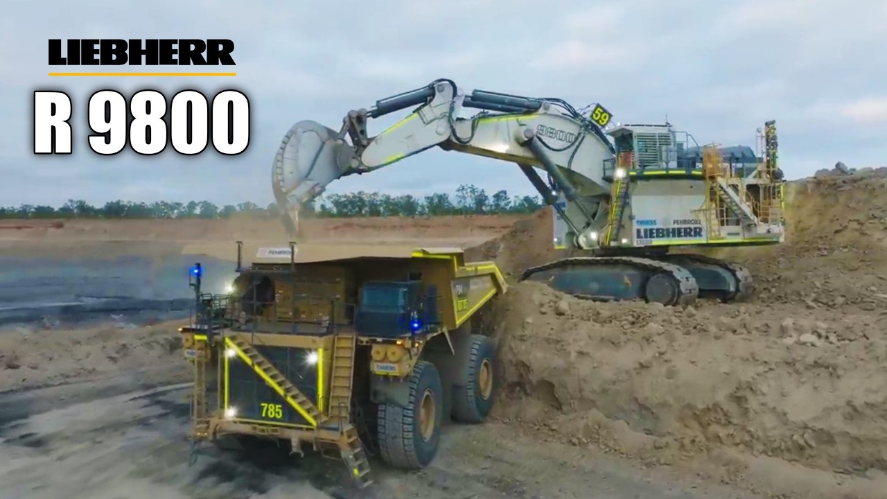 Why the Liebherr R 9800 is a Mining Legend - YouTube