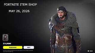 *NEW* CRIMSON DESERT SKIN in Fortnite Item Shop (May 26, 2026)