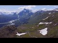 Thompson pass chugach mountains alaska  drone