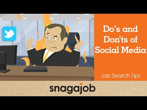 Job Search Tips (Part 20): Do&rsquo;s and Don&rsquo;ts of Social Media