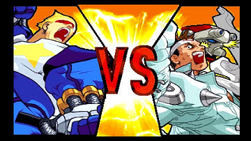 Marvel vs Capcom (PSX) - Captain Commando