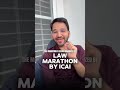 Kolkata, I am coming for CA Inter Law Marathon.