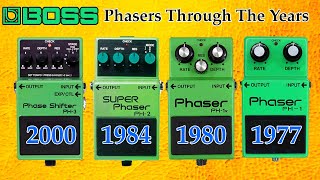 Boss Phasers Through The Years (PH-1, PH-1r, PH-2, PH-3)