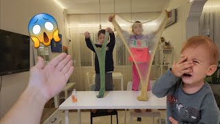 Eylül Ve Poyraz Tufan Bebeğin Seçtiği Renklerle Slime Yaptı Fun Kids Video