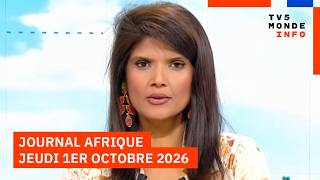 Le Journal Afrique Du Jeudi 1Er Octobre 2026 Sur Tv5Monde