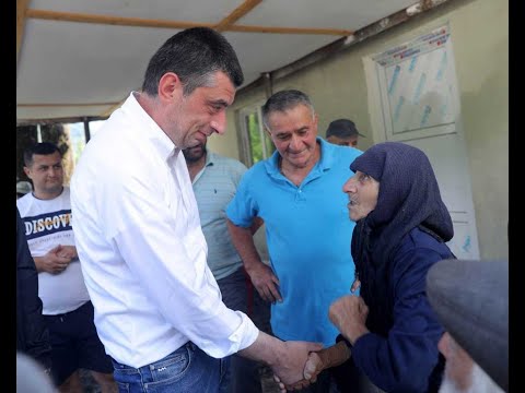 პრემიერ-მინისტრი რაჭაში, სტიქიის ზონაში