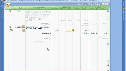 PriMus Tutorial - Accounting for Lump sum and measured works items - ACCA software