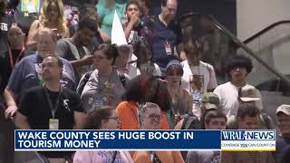 Wake County sees huge boost in tourism money