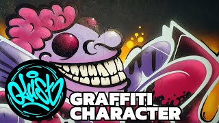 How to paint GRAFFITI with CHARACTER [my process]