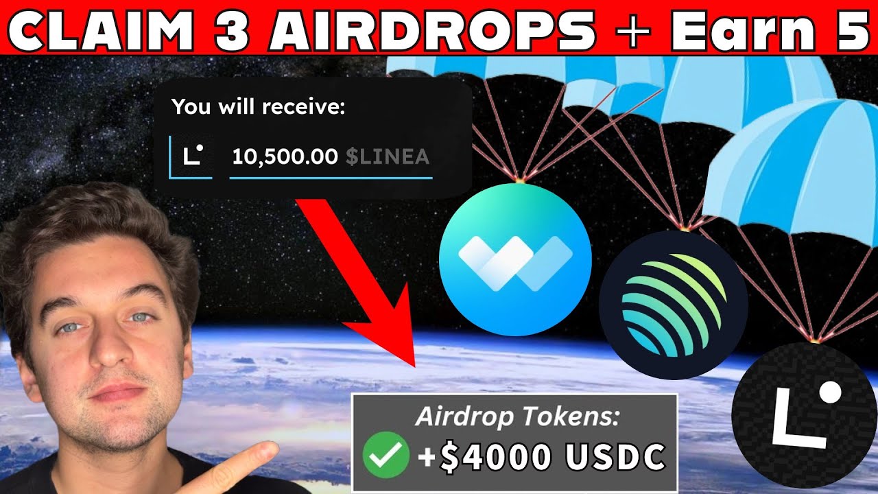 Claim 3 Airdrops + Earn 5 Airdrops - COMPLETE GUIDE