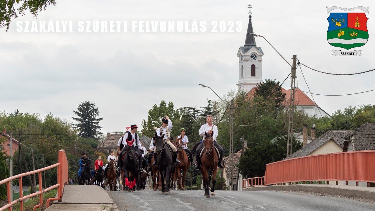 Szakályi szüreti felvonulás 2023