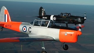 Flying air to air with BBMF spitfire Mk XVI TE311 and two Chippys!