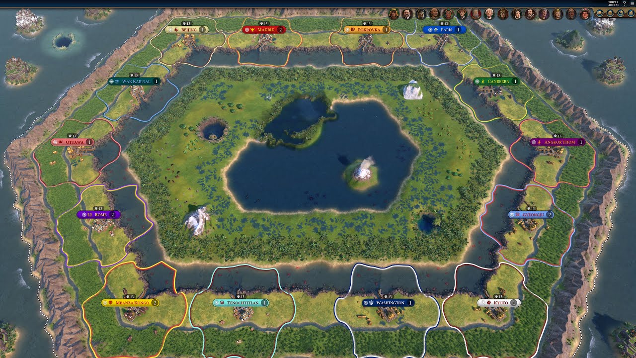 Civ 6 AI Only Timelapse: Inner World - YouTube