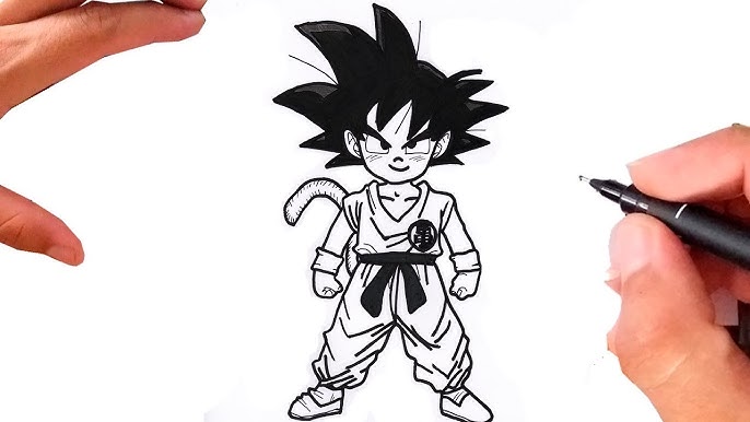 COMO DESENHAR GOKU BEBÊ  DRAGON BALL SUPER BROLY 