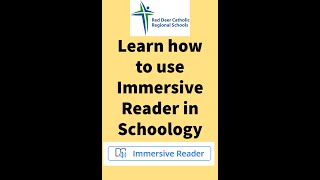 Immersive Reader for Schoology