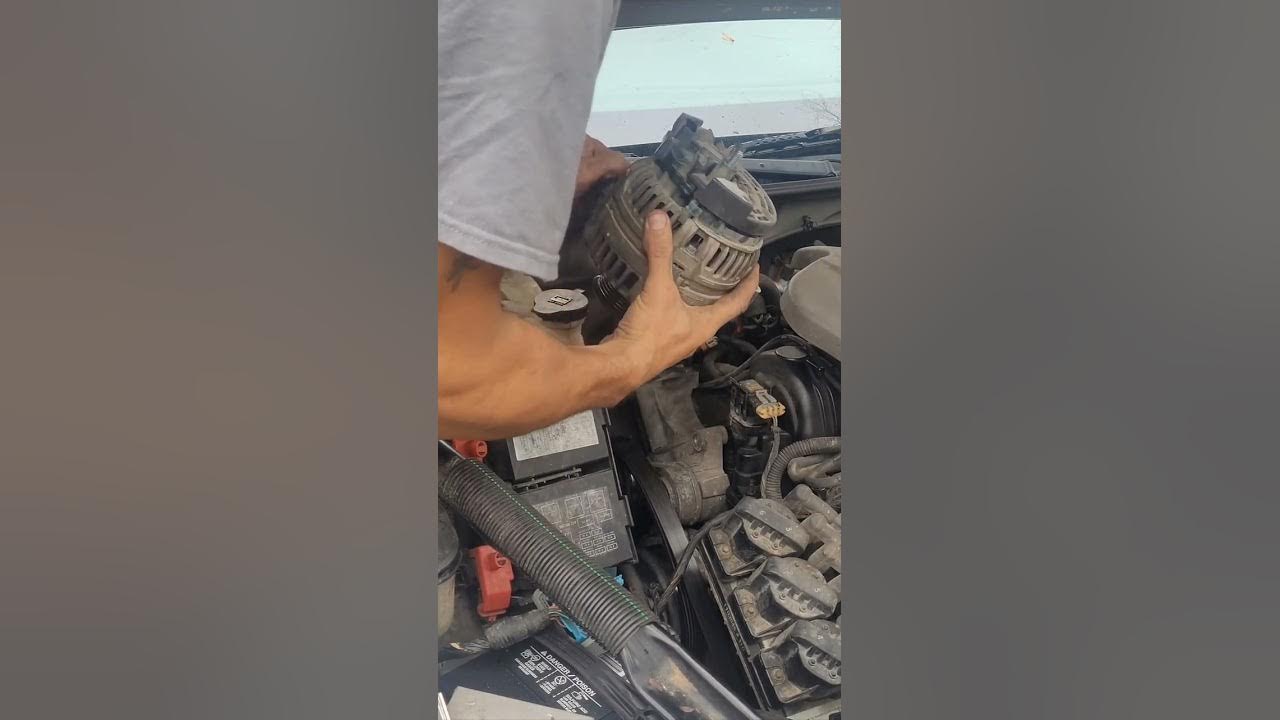 Chevy impala alternator replacement - YouTube