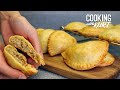 Red Ribbon Chicken Empanada - Savory Pastry Dough with Braised Chicken Filling | Cooking with Kurt