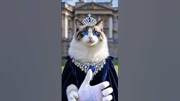 Royal Ragdoll Makeover| British Aristocrat Cat Portraits You Have to See #cat  #ragdollcat #aicat