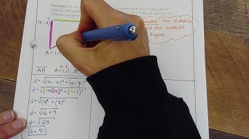 MPM2D Unit 2 Lesson 4 Length of Line Segment Application