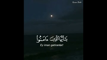 Qardaş çox gözəl oxuyur |  Əhzab 56 سورة الأحزاب