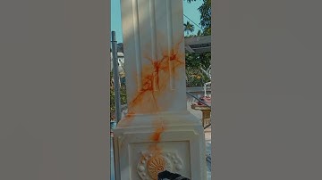 Cách làm sơn giả đá cực đơn giản cộng thêm bí quyết 3D đảm bảo khách cười như nghé #shorts #dyi