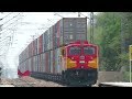 Monstrous Diesel Train | Double Stack Container Train - Indian Railway