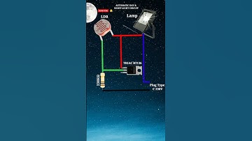 Automatic Night light On Off circuit | automatic street light project #shorts #shortsfeed #ytshorts