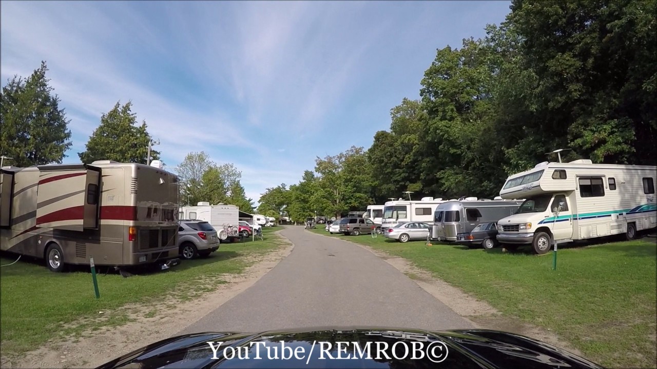 Magnus Park RV Park Tour, Petoskey, MI. 2016 YouTube
