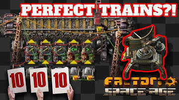 Trains; PERFECTED - Factorio Spaceage