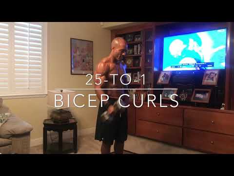 25-to-1 ONE DUMBBELL Bicep Workout- UMC (Ultimate Muscle Confusion )